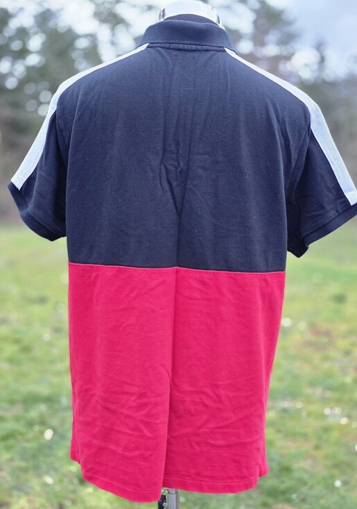 Vintage POLO Ralph Lauren Crest Big Logo Shirt Mens Large Rare Non Vintage Y2k - Picture 8 of 9